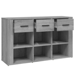 Buffet Sonoma gris 100x30x59,5 cm Bois d'ingénierie