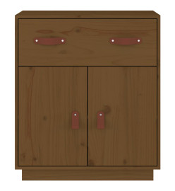 Buffet Marron miel 65,5x40x75 cm Bois massif de pin