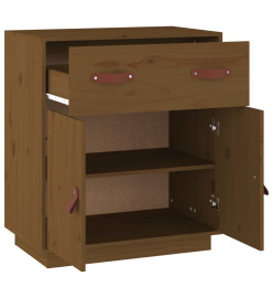 Buffet Marron miel 65,5x40x75 cm Bois massif de pin