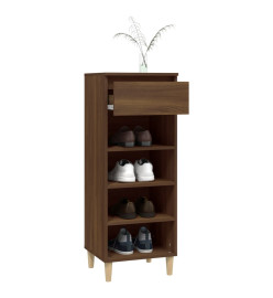 Armoire à chaussures Chêne marron 40x36x105cm Bois d'ingénierie