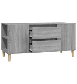 Meuble TV Sonoma gris 102x44,5x50 cm Bois d'ingénierie