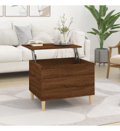 Table basse Chêne marron 60x44,5x45 cm Bois d'ingénierie