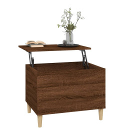 Table basse Chêne marron 60x44,5x45 cm Bois d'ingénierie