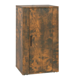 Buffet Chêne fumé 40x33x70 cm Bois d'ingénierie