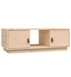 Table basse 100x50x35 cm Bois massif de pin