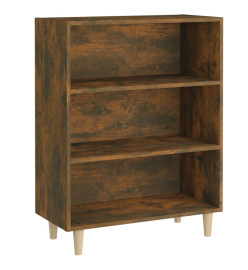 Buffet Chêne fumé 69,5x32,5x90 cm Bois d'ingénierie