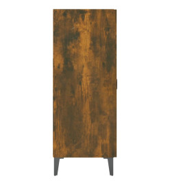 Buffet chêne fumé 69,5x34x90 cm bois d'ingénierie