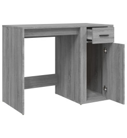 Bureau Sonoma gris 100x49x75 cm Bois d'ingénierie