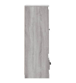 Buffet haut sonoma gris 36x35,5x103,5 cm bois d'ingénierie