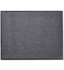 Tapis d'entrée PVC Gris 90 x 150 cm