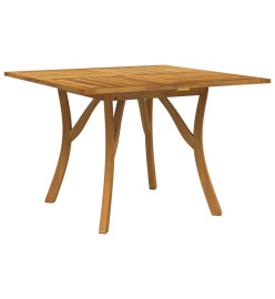 Table de jardin 110x110x75 cm Bois d'acacia solide