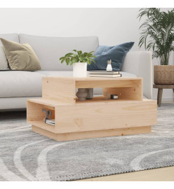 Table basse 80x55x40,5 cm Bois massif de pin