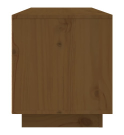 Meuble TV Marron miel 80x35x40,5 cm Bois de pin massif