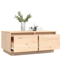 Table basse 80x50x35 cm Bois massif de pin