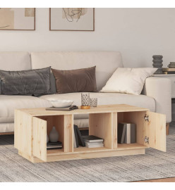 Table basse 110x50x40 cm Bois massif de pin