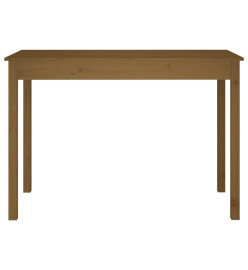 Table à manger Marron miel 110x55x75 cm Bois massif de pin