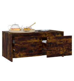 Table basse Chêne fumé 90x50x41,5 cm Aggloméré