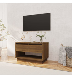 Meuble TV Chêne marron 70x41x44 cm Aggloméré