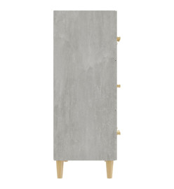 Buffet Gris béton 70x34x90 cm Bois d'ingénierie