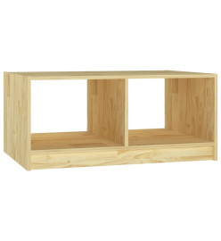 Table basse 75x50x33,5 cm Bois de pin massif