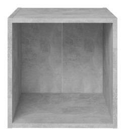 Meubles TV 4 pcs Gris béton 37x35x37 cm Aggloméré