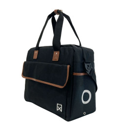 Willex Sacoche de vélo 19 L noir et marron