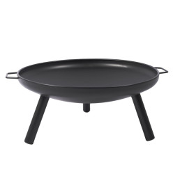 RedFire Barbecue de jardin avec trépied et bol à feu 50 cm Noir