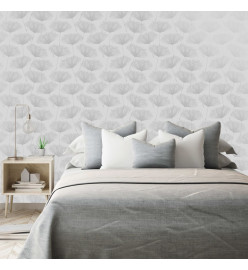 DUTCH WALLCOVERINGS Papier peint Fleur Gris