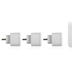 Smartwares Set de mini interrupteurs d'intérieur 8x5,5x5,5 cm Blanc