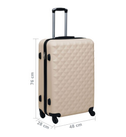 Valise rigide Doré ABS