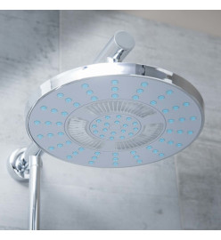 SCHÜTTE Pomme de douche avec éclairage LED GALAXIS chrome