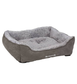 Scruffs Lit à boîte pour chien Cosy Gris M