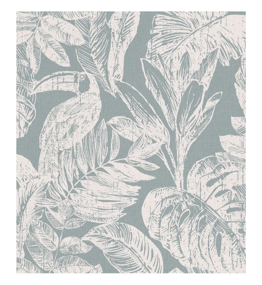 DUTCH WALLCOVERINGS Papier peint Rebecca Gris et blanc