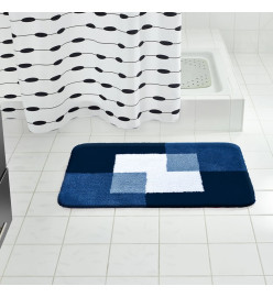 RIDDER Tapis de salle de bains Coins 60 x 90 cm Bleu 7103303