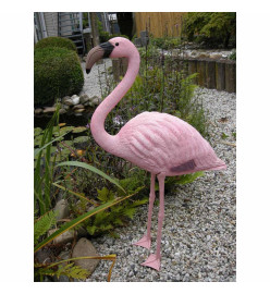 Ubbink Ornement en plastique d'étang Flamant rose