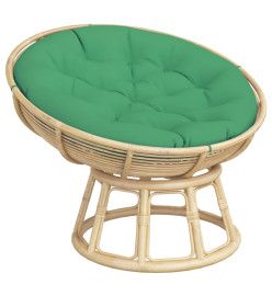 Coussin rond vert Ø 100 x11 cm tissu oxford