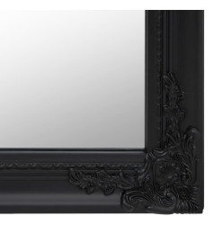 Miroir sur pied Noir 45x180 cm