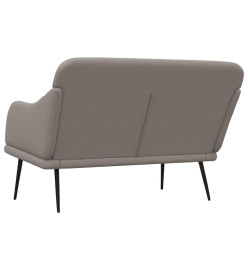 Banc Taupe 110x76x80 cm Tissu