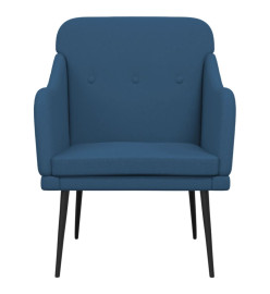 Fauteuil Bleu 63x76x80 cm Tissu