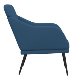 Fauteuil Bleu 63x76x80 cm Tissu