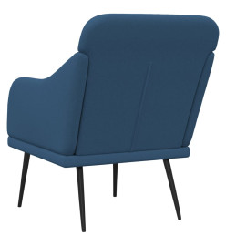 Fauteuil Bleu 63x76x80 cm Tissu