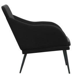 Banc Noir 110x76x80 cm Velours