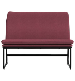 Banc Rouge bordeaux 100x75x76 cm Tissu