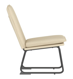 Chaise longue Crème 52x75x76 cm Tissu