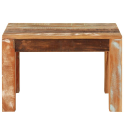 Table basse 55x55x35 cm Bois de récupération massif