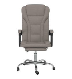 Fauteuil inclinable de bureau Taupe Tissu