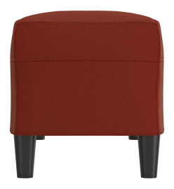 Banc Rouge bordeaux 100x35x41 cm Similicuir