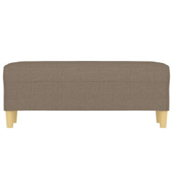 Banc Taupe 100x35x41 cm Tissu