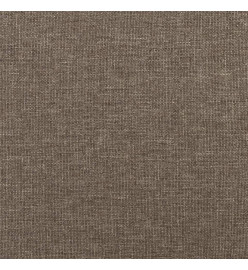 Banc Taupe 100x35x41 cm Tissu