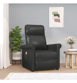 Fauteuil de massage Noir Similicuir